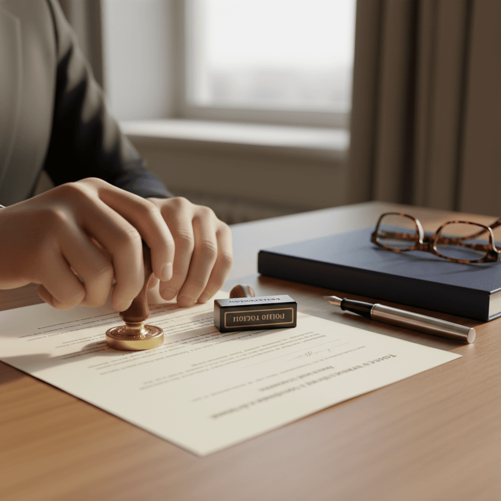 Multi-page document notarization